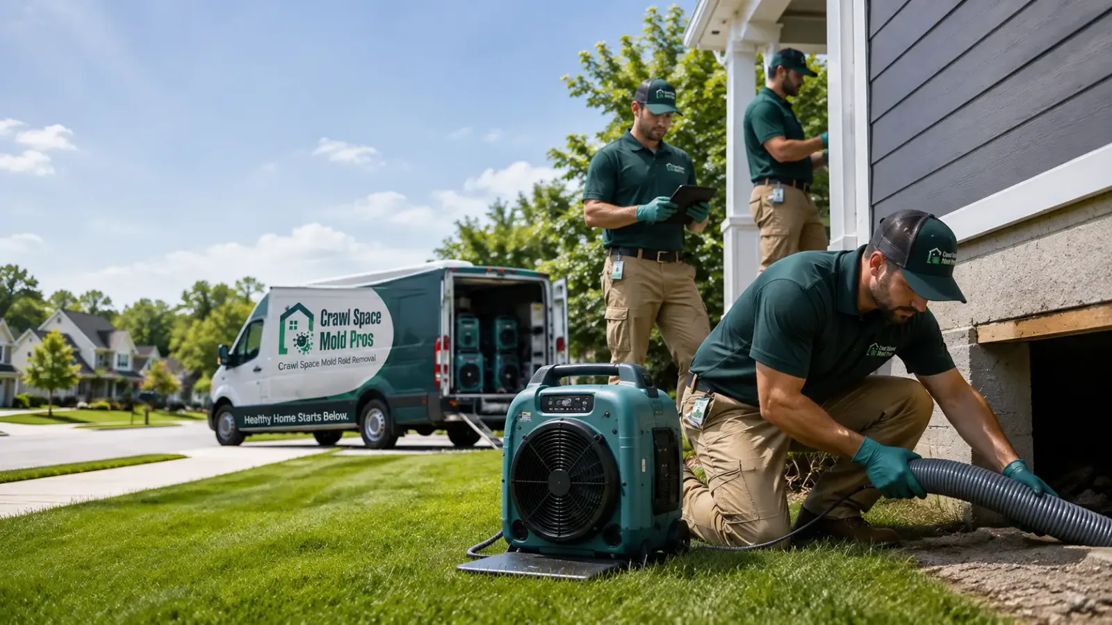 Crawl Space Mold Removal in Denison, KS
